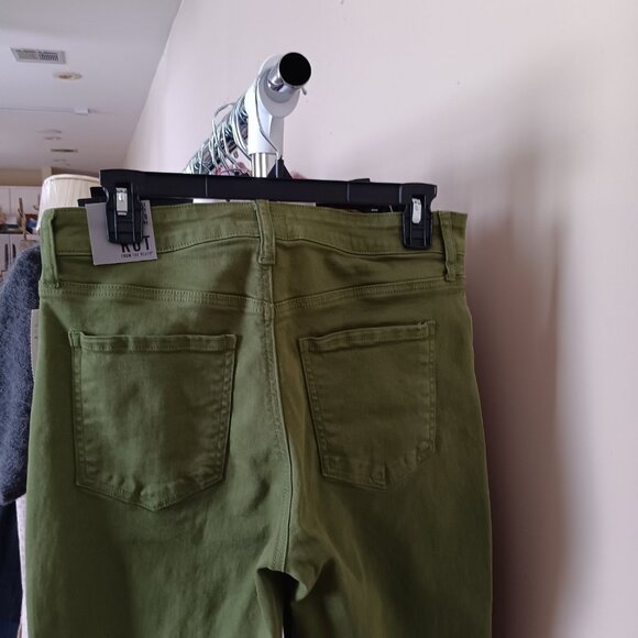 NWT KUT Sage High Waist Ankle Flare Frayed Hem Jean - Picture 5 of 14